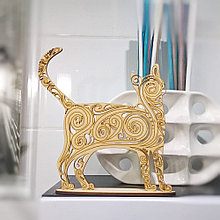 Деревянный конструктор Кот