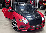 Детский электромобиль RiverToys Bentley Continental Supersports JE1155 (красный/черный) Лицензия двухместный, фото 5