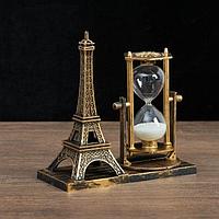 Песочные часы «Эйфелева Башня» цвет: золото