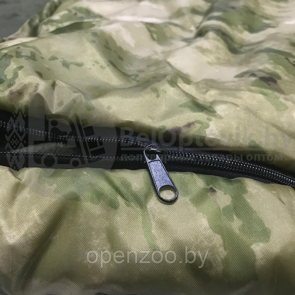 Спальный мешок с подголовником Stalker Military Style одеяло (22595, изософт, до -10С), РФ - фото 5 - id-p147195976