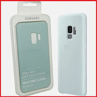 Чехол- накладка для Samsung Galaxy S9 SM-G960 (копия) Silicone Cover мятный