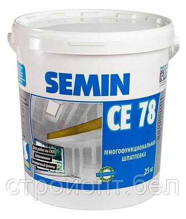 Шпатлевка финишная универсальная Semin СЕ-78 New (white cover), 7 кг, фото 2