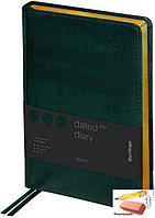 Ежедневник датированный А5 Berlingo xGold, 184 листов, зеленый, золотой срез, фото 1