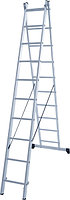 Лестница 2х10 двухсекционная ал., серия NV122 Новая высота