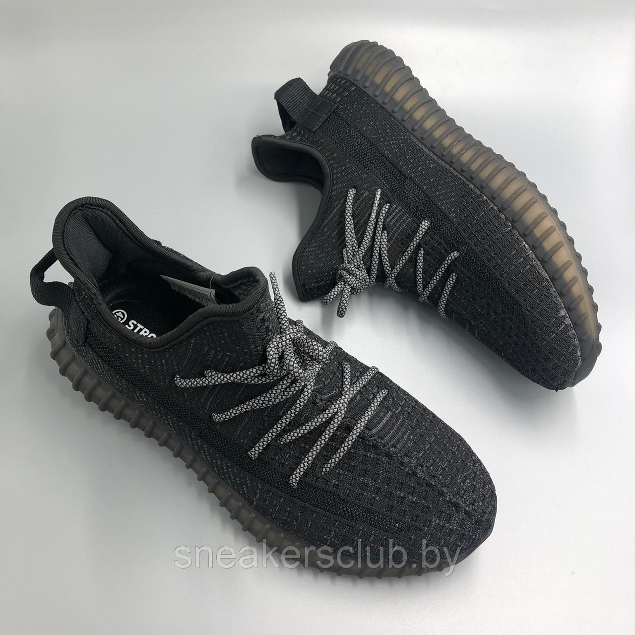 Кроссовки мужские сетка Strobbs/ повседневные/ черные/ весенние/ летние yeezy 350