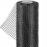 Сетка для защиты от кротов 2*100 м (Черный, РФ), 13х15мм, фото 1