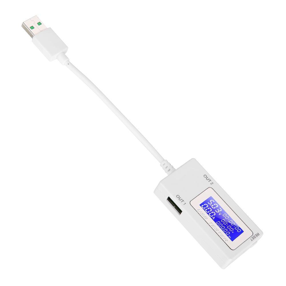 USB тестер Keweisi KWS-1705B, 4-30V, 5A, QC2.0/3.0, таймер, внутр. сопротивление, измеритель ёмкости - фото 2 - id-p147334374