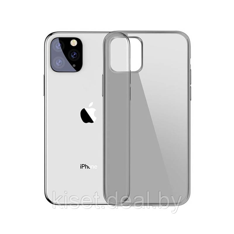 Чехол Baseus Simpl ARAPIPH65S-01 для iPhone 11 Pro Max серый - фото 1 - id-p147308769