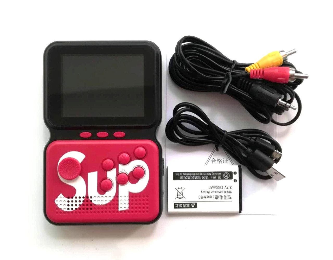 Портативная игровая приставка SUP Game Box Power M3 - 893 игры, Dendy, Sega, GameBoy, Super Nintendo, красная - фото 10 - id-p147336159