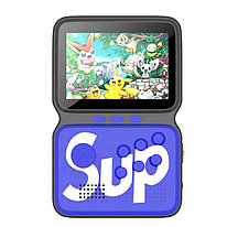 Портативная игровая приставка SUP Game Box Power M3 - 893 игры, Dendy, Sega, GameBoy, Super Nintendo, синяя