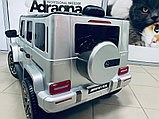 Детский электромобиль RiverToys Mercedes-Benz G63 T999TT (серебристый глянец) автокраска лицензия, фото 5