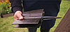 NEW Угловой и стыковочный шарнир универсальный поворотный 60-270 град, 600Х30 мм (коричневый), фото 2