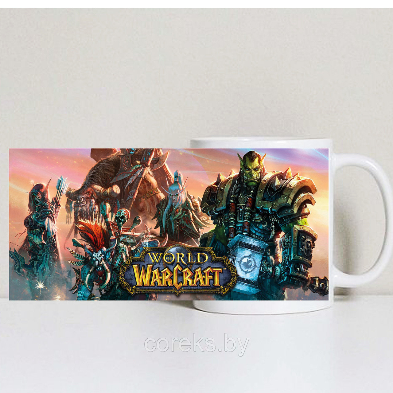 Кружка с принтом "Warcraft"