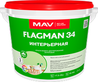 Краска FLAGMAN 34 интерьерная 11 л.