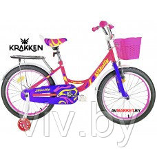 Велосипед 20 KRAKKEN Molly Розовый 2021 4810310013098 - фото 1 - id-p147363927