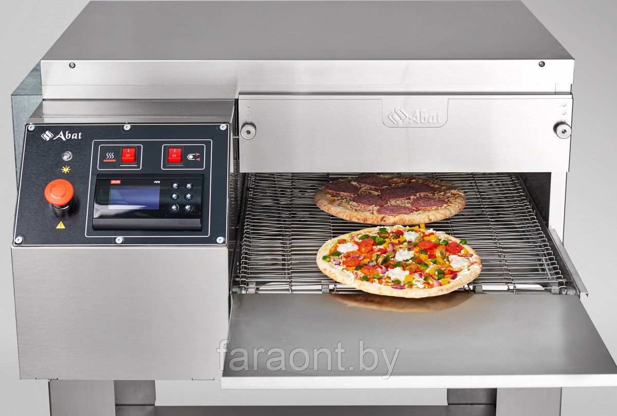 Печь для пиццы конвейерная Abat ПЭК-800 - фото 3 - id-p147364311