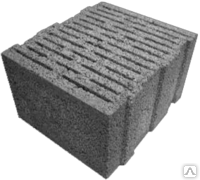 Керамзитобетонные блоки «Термокомфорт» 490х200х185 мм полнотелые Новолукомл, фото 2