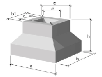 Фундамент стаканного типа