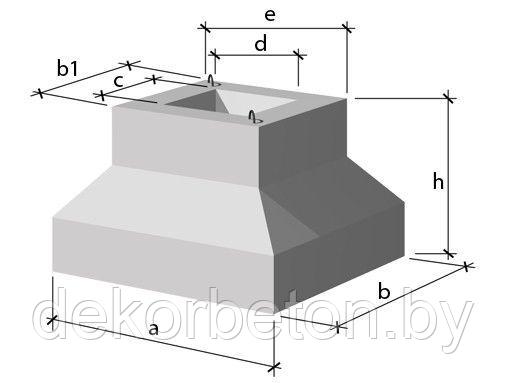 Фундаменты стаканного типа 1Ф 18.8-1