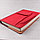 Ежедневник А5 недатиров. 120л "Darvish" обложка к/з (3 цвета) на застежке с внутр. кармашками, фото 4