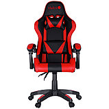 Кресло игровое Helmi HL-G05 "Effect", экокожа черная/красная, 2 подушки, фото 2