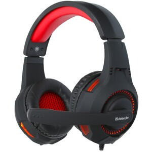 Игровая гарнитура Defender Warhead G-450 USB, подсветка, кабель 2,3 м, фото 2