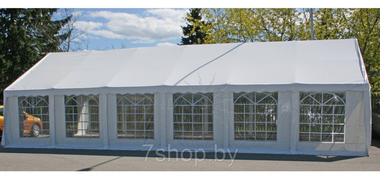 Тент-шатер ПВХ 6x12м, 612201W, цвет белый - фото 1 - id-p89924312