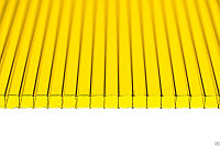 Поликарбонат 16 мм желтый 2,1x6м