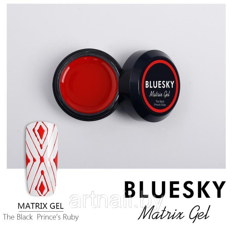 Гель-паутинка «Matrix gel» с липким слоем (красный №308, 5 мл.) BLUESKY