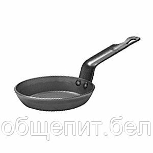 Сковорода для блинов; белая сталь; D=120 мм - фото 1 - id-p147417180