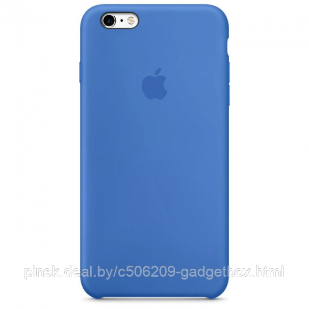 Чехол Silicone Case для Apple iPhone 6 / iPhone 6S, #3 Royal blue (Ярко-синий) - фото 1 - id-p130057768