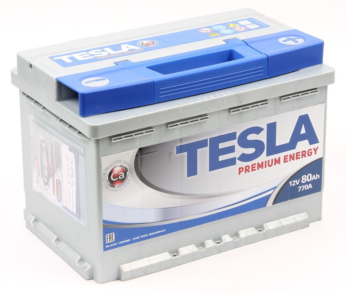 Tesla Premium Energy 85 R low 85Ач 800А - автомобильный аккумулятор