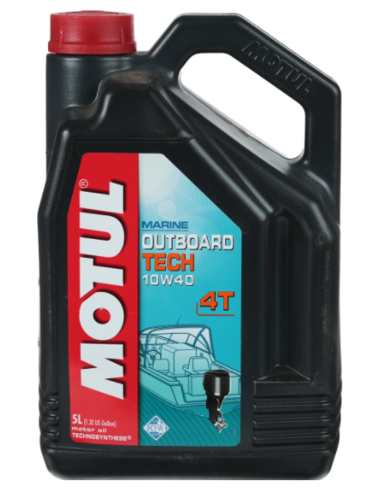 Моторное масло (4-х тактное) Motul Outboard Tech 10W-30 5л
