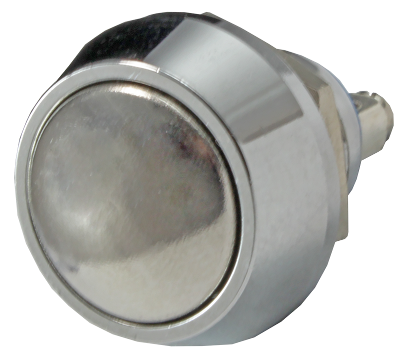 Кнопка металлическая 12 мм антивандальная миниатюрная SD16-V-12GS - фото 1 - id-p147435535