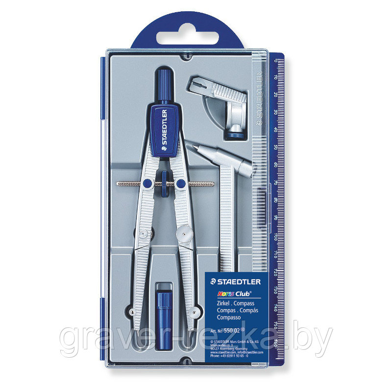 Циркуль STAEDTLER Noris club 550 02 - фото 1 - id-p147443417