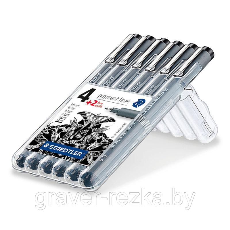 Ручки STAEDTLER pigment liner 308-SB6P - фото 1 - id-p147443445