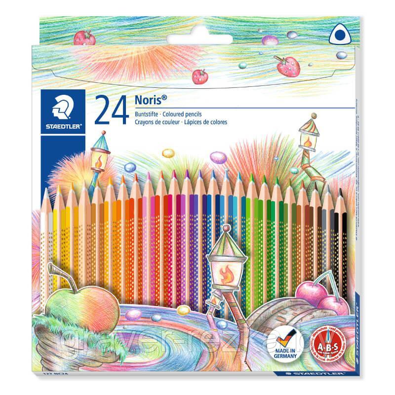 Набор цветных карандашей STAEDTLER Noris 127NC-24 - фото 1 - id-p147443463
