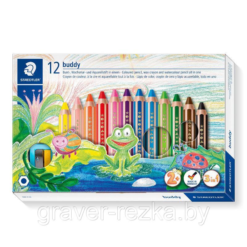Набор цветных карандашей STAEDTLER buddy 140-C12 - фото 1 - id-p147443720