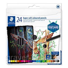 Набор цветных карандашей STAEDTLER Super soft 149C C24