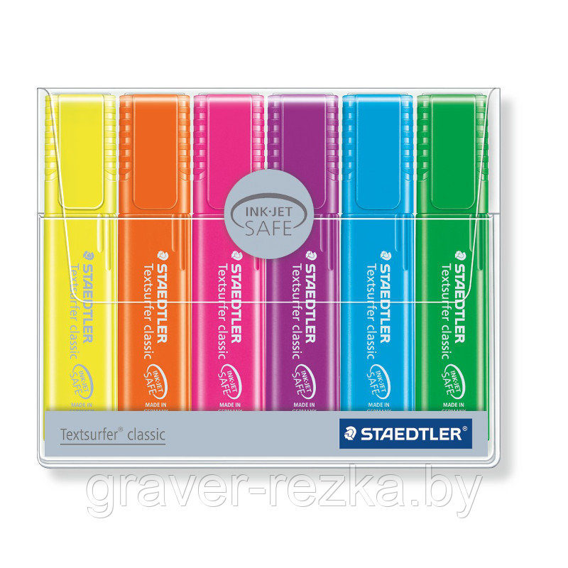 Набор маркеров текстовыделителей STAEDTLER Textsurfer classic 364 PWP6