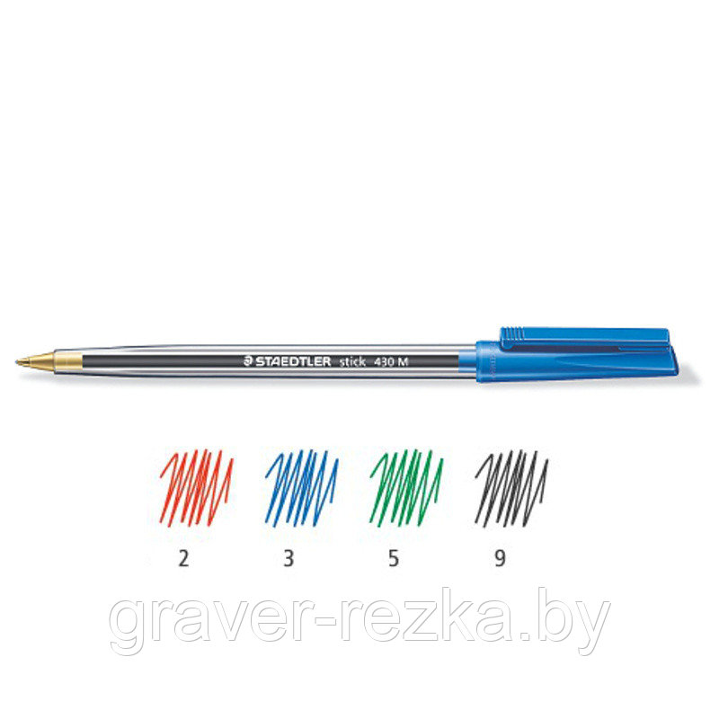 Ручки шариковые STAEDTLER stick 430M - фото 1 - id-p147444309