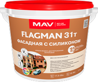 Краска фасадная для систем утепления FLAGMAN 31т 11 л.