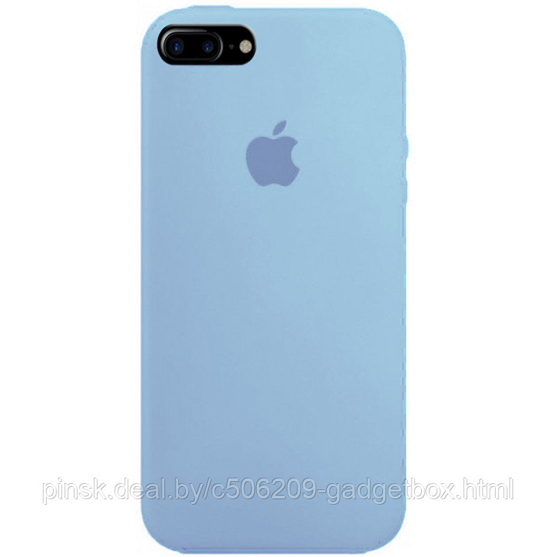 Чехол Silicone Case для Apple iPhone 7 Plus / iPhone 8 Plus, #5 Lilac cream (Аметистовый) - фото 1 - id-p130057980