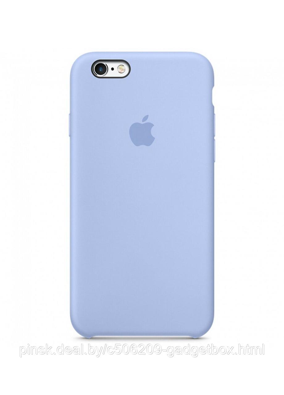 Чехол Silicone Case для Apple iPhone 6 / iPhone 6S, #5 Lilac cream (Аметистовый) - фото 1 - id-p130057770