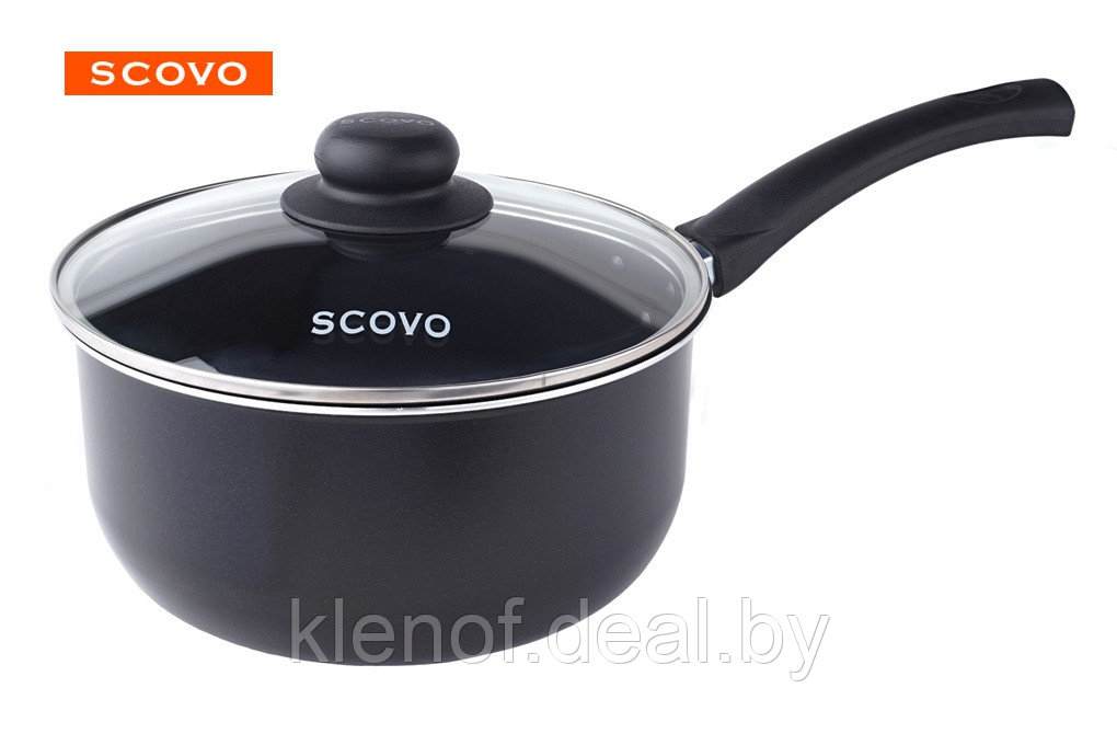 Ковш Scovo Consul 1,3 л, с крышкой