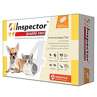 INSPECTOR Quadro Tabs для кошек и собак 0,5-2 кг. 1 таб