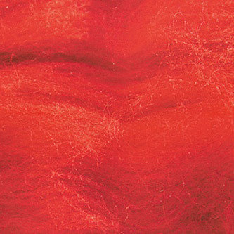 Шерсть для валяния тонкая 50г ("Пехорский текстиль") 06 красный, фото 2