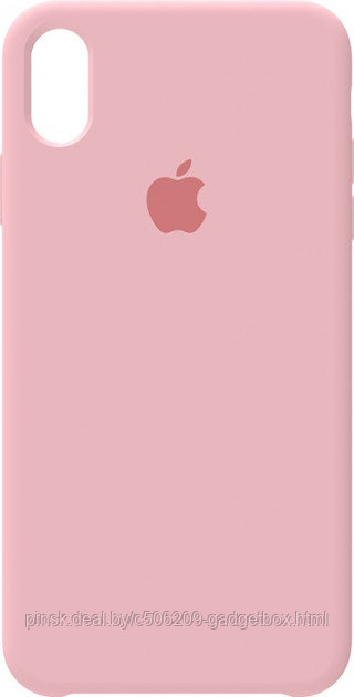 Чехол Silicone Case для Apple iPhone X / iPhone XS , #12 Pink (Розовый) - фото 1 - id-p130058057