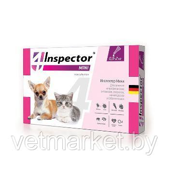 Inspector Тотал mini Капли для кошек и собак 0,5-2кг.