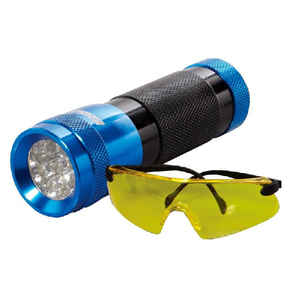 UV набор для поиска утечек - UV-фонарик + очки UVPRO